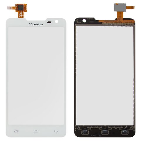 Сенсорний екран для Pioneer S90W; Prestigio MultiPhone 5044 Duo, білий, #CT4F044FPC A1 E