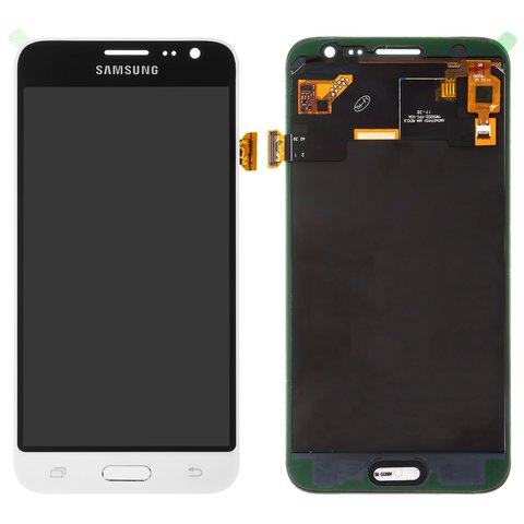 Дисплей для Samsung J320 Galaxy J3 2016 , білий, з регулюванням яскравості, Best copy, без рамки, Сopy, TFT 