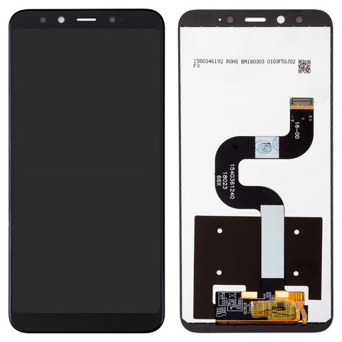 Дисплей для Xiaomi Mi 6X, Mi A2, чорний, без рамки, Original PRC , M1804D2SG, M1804D2SI