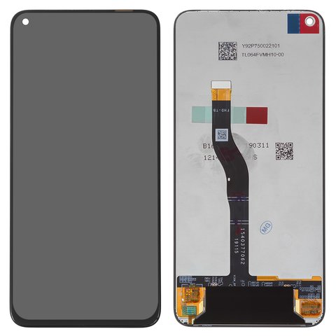 Дисплей для Huawei Nova 4, черный, без рамки, Original PRC 