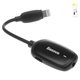 Адаптер Baseus L51, не поддерживает функции микрофона, Lightning to Dual Lightning + 3.5 3 в1, TRS 3.5 мм, Lightning, черный, 2 A, #CALL51-01