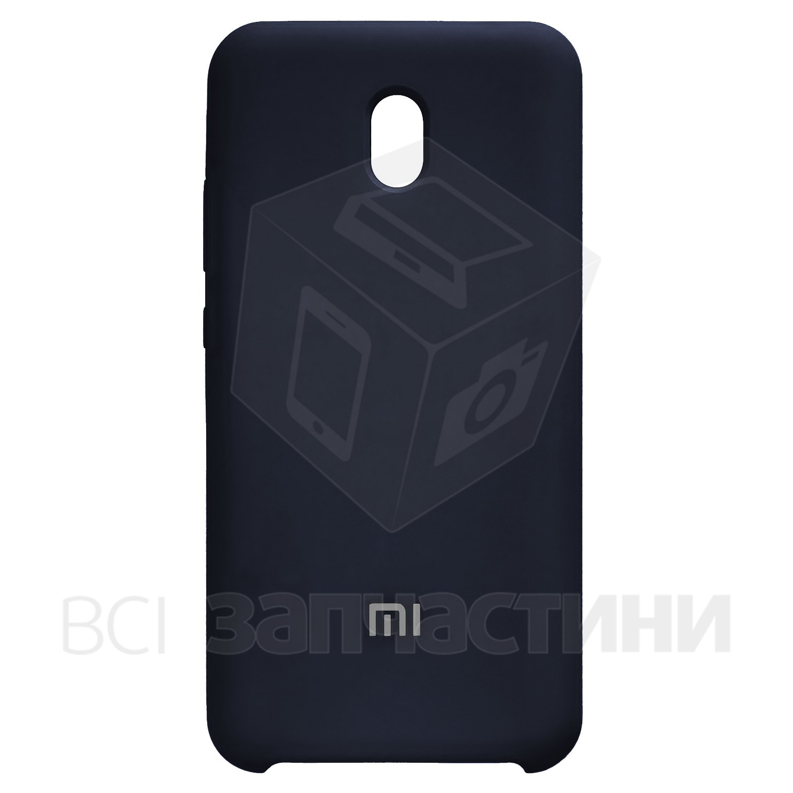 Чехол для Xiaomi Redmi 8a черный синий Original Soft Case силикон Dark Blue 08 Mzb8458in 0878