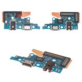 Шлейф для Samsung A705F/DS Galaxy A70, коннектора зарядки, с микрофоном, High Copy, плата зарядки