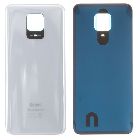 Задня панель корпуса для Xiaomi Redmi Note 9S, біла, 48 Мп, M2003J6A1G
