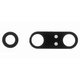 Скло камери для Xiaomi Mi 9T, Mi 9T Pro, Redmi K20, Redmi K20 Pro, чорне, повний комплект, без рамки, M1903F10G, M1903F11G