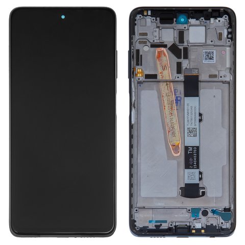 Дисплей для Xiaomi Poco X3 NFC, Poco X3 Pro, черный, с рамкой, Original PRC , M2102J20SG, M2102J20SI, M2007J20CG, M2007J20CT