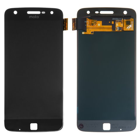 Дисплей для Motorola XT1635 02 Moto Z Play, черный, без рамки, High Copy, OLED 