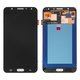 Дисплей для Samsung J701 Galaxy J7 Neo, черный, без логотипа, без рамки, High Copy, (OLED)