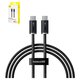 USB кабель Baseus Dynamic 3 Series, 2xUSB тип-C, 100 см, 100 Вт, чорний, #P10367000111-00