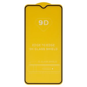Защитное стекло для Realme 5 Pro, совместимо с чехлом, Full Glue, без упаковки , черный