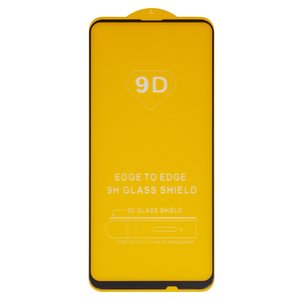 Защитное стекло для Huawei Honor 9X, P Smart Z, Y9 Prime 2019 , совместимо с чехлом, Full Glue, без упаковки , черный