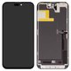 Дисплей для iPhone 14 Pro Max, чорний, з рамкою, Copy, (TFT), JK