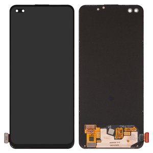 Дисплей для Oppo A93 4G, Reno4 5G, Reno4 Lite, черный, без рамки, Оригинал переклеено стекло , CPH2121, CPH2123, PDPM00, PDPT00, CPH2091, CPH2125
