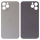 Задня панель корпуса для iPhone 12 Pro, сіра, не потрібно знімати скло камери, Original (PRC), big hole, graphite