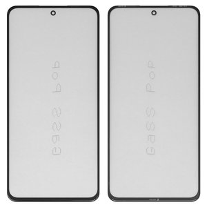 Стекло корпуса G+OCA PRO для Realme 13 4G, с OCA пленкой, черное
