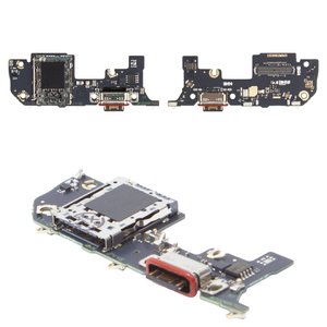Шлейф для Xiaomi 14T Pro, конектора зарядки, з компонентами, Original PRC , плата зарядки