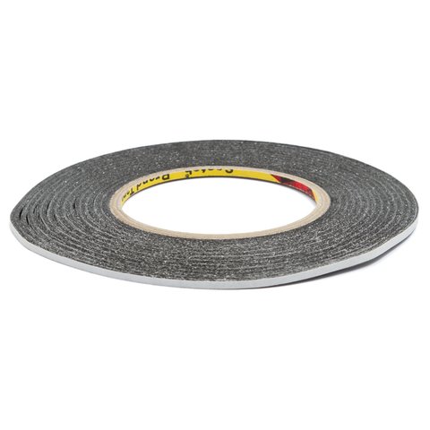 Double sided Adhesive Tape 3M, black, 0,07 mm, 3 mm, 50m, for sensors displays sticking 