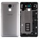 Housing Back Cover compatible with Huawei Honor 7, (gray, black)
