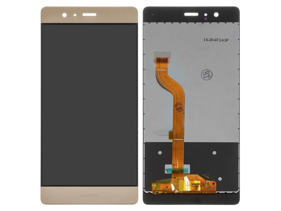 koffie Verdachte Frank Worthley LCD compatible with Huawei P9, (golden, without frame, High Copy, EVA-L09  (Single SIM); EVA-L19, EVA-L29 (Dual SIM)) - All Spares