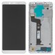 LCD compatible with Xiaomi Redmi Note 5, (white, with frame, High Copy)