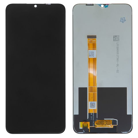 LCD compatible with Realme C11, C12, C15, Narzo 30A, black, without frame, Original PRC , RMX2185  #FPC HTF065H051