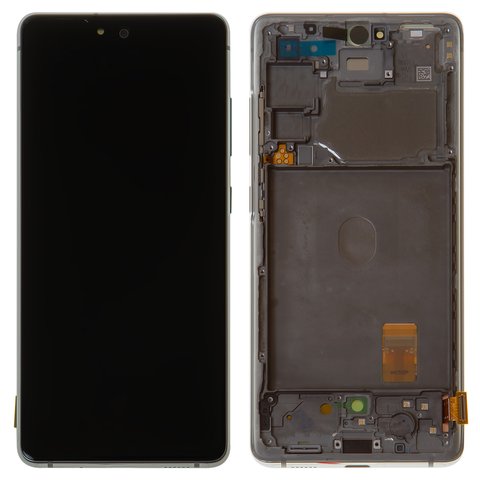 Дисплей для Samsung G780 Galaxy S20 FE, белый, с рамкой, Original, сервисная упаковка, original glass, #GH82 24220B GH82 24219B