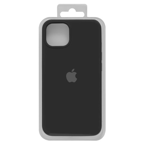 Case compatible with Apple iPhone 13, black, Original Soft Case, silicone, black 18  full side 
