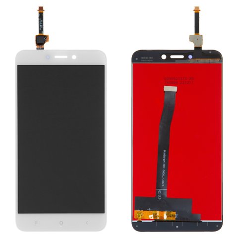 LCD compatible with Xiaomi Redmi 4X, white, grade B, without frame, High Copy 