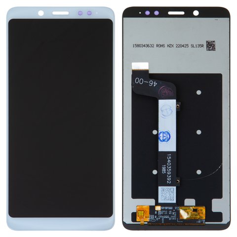 LCD compatible with Xiaomi Redmi Note 5, white, without frame, Copy, In Cell, TFT  