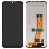 LCD compatible with Samsung A145 Galaxy A14, (black, without frame, High Copy, with yellow cable)