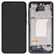 Pantalla LCD puede usarse con Samsung A356 Galaxy A35 5G, azul, con marco, High Copy, (OLED), navy