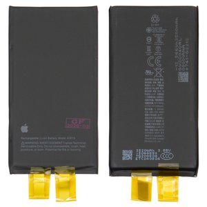 Battery compatible with iPhone 15, Li ion, 3.876 V, 3500 mAh, without a controller, High Capacity, A3018  