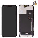 Дисплей для iPhone 13 Pro Max, черный, с рамкой, HC, без микросхемы, (OLED), GX OEM hard