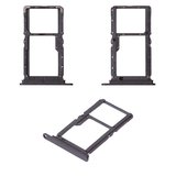 SIM Card Holder compatible with Xiaomi Poco M6 Pro 4G, Redmi Note 13 5G, Redmi Note 13 Pro 4G, (black, graphite black (Stealth Black))