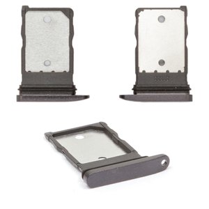 SIM Card Holder compatible with Google Pixel 9, black, obsidian 