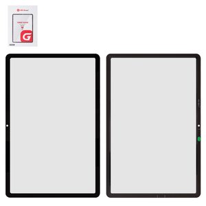 Housing Glass G+OCA PRO compatible with Samsung X700 Galaxy Tab S8 Wi Fi, X706 Galaxy Tab S8 5G, with OCA film, black 
