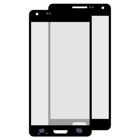 Housing Glass compatible with Samsung A500F Galaxy A5, A500FU Galaxy A5, A500H Galaxy A5, A500M Galaxy A5, black 