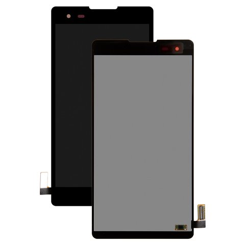 LCD compatible with LG X Style K200, black 