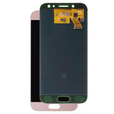 LCD compatible with Samsung J530 Galaxy J5 2017 , pink, Original PRC , original glass 