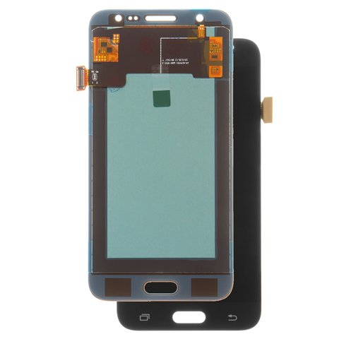 LCD compatible with Samsung J500 Galaxy J5, black, with light adjustable, Best copy, without frame, Copy, TFT  
