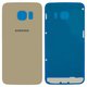 Housing Back Cover compatible with Samsung G925F Galaxy S6 EDGE, (golden, Copy)