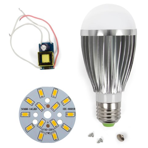LED Light Bulb DIY Kit SQ Q03 5730 E27 7 W – warm white