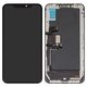 LCD compatible with iPhone XS Max, (black, with frame, PRC, NEW)