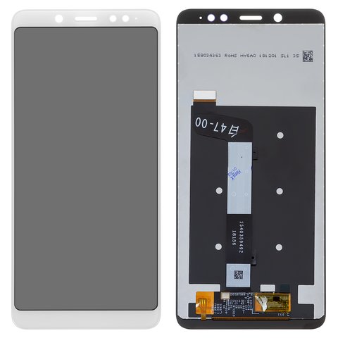 Дисплей для Xiaomi Redmi Note 5, белый, Оригинал переклеено стекло , переклеенный сенсорный экран