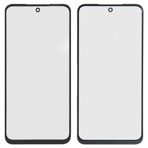 Housing Glass compatible with Xiaomi Redmi Note 10 5G, with OCA film, black 