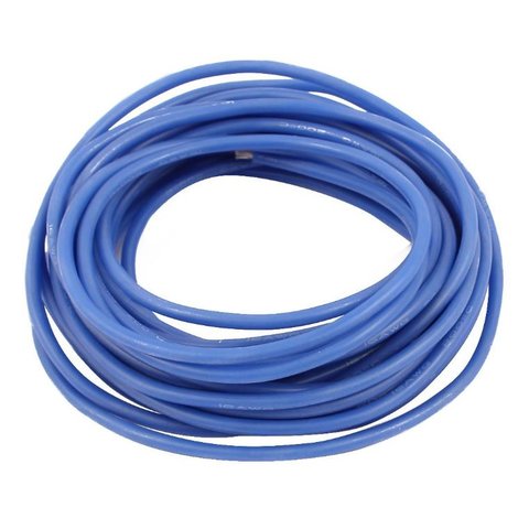 Wire In Silicone Insulation 16AWG, 1.31 mm², 1 m, dark blue 