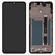 LCD compatible with ZTE Blade A53 Pro, (black, with frame, Original (PRC))