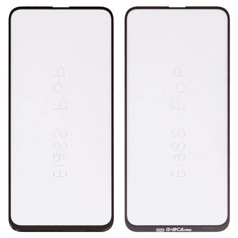 Housing Glass G+OCA PRO compatible with Huawei P Smart Z, Y9 Prime 2019 , with OCA film, black 