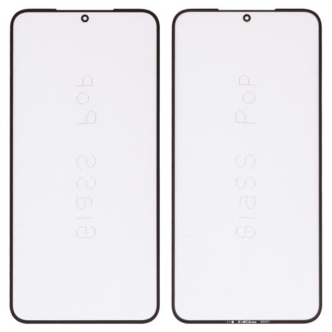 Housing Glass G+OCA PRO compatible with Samsung S916 Galaxy S23 Plus, with OCA film, black 
