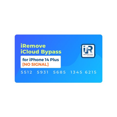 iRemove iCloud Bypass for iPhone 14 Plus [NO SIGNAL]